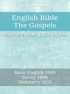 cover image of English Bible--The Gospels--Matthew, Mark, Luke and John